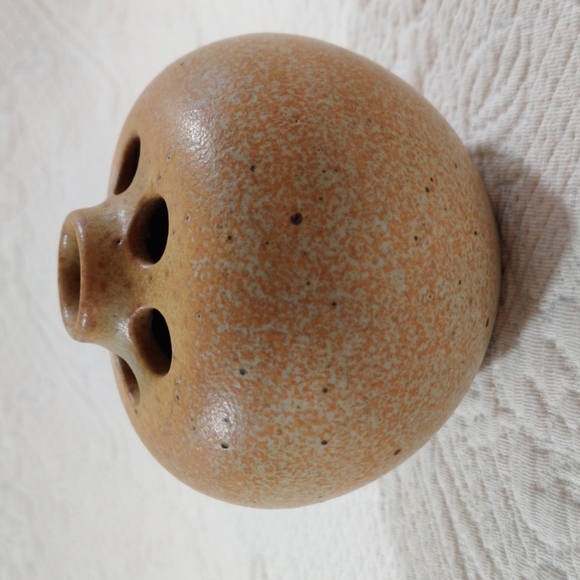 Handcrafted Ceramic Flower Frog Pottery - Picture 5 of 10